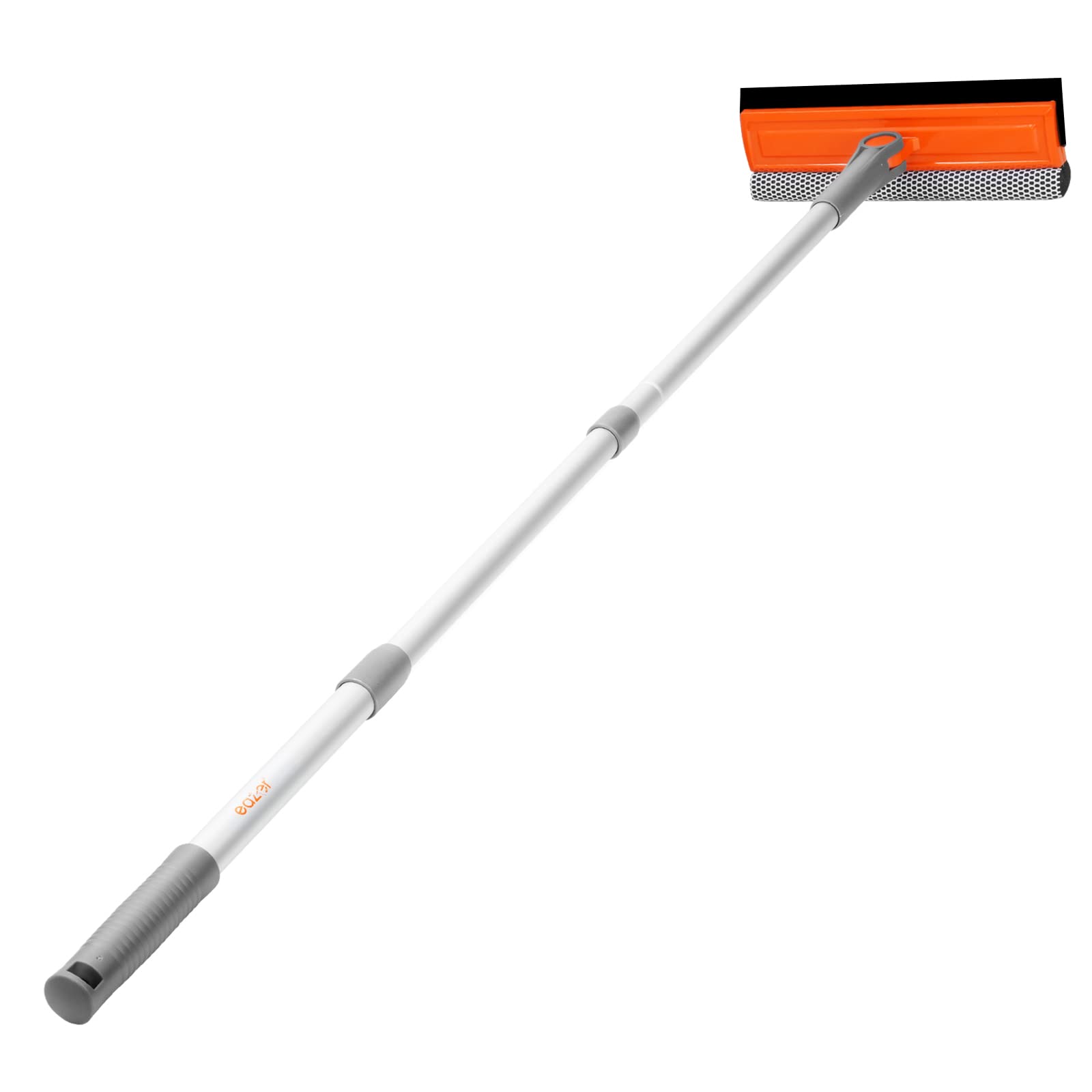 Eazer 46'' Professional Window Cleaner Tool with 2-in-1 Rotatable Squeegee and Extension Pole