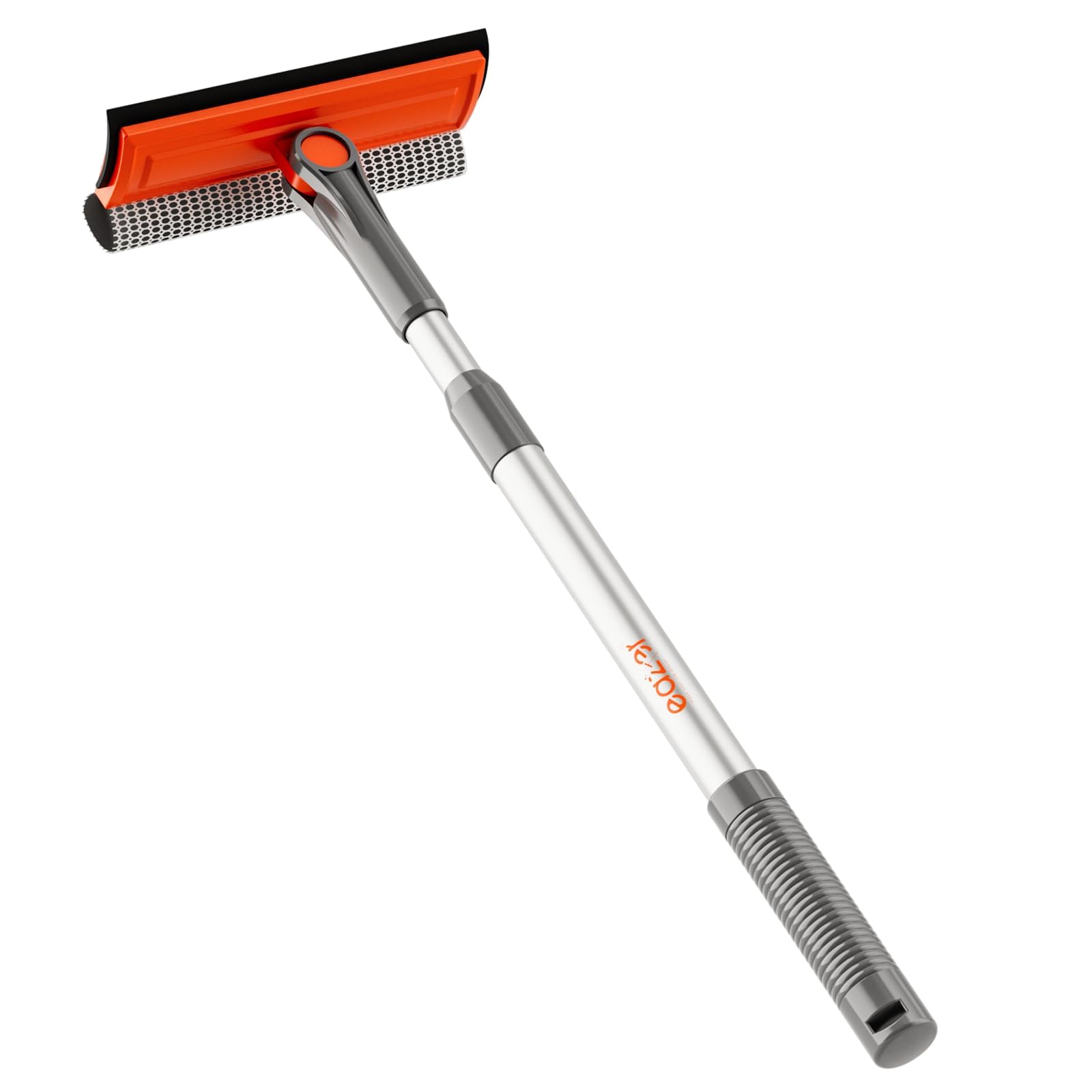 Eazer Professional Window Squeegee with Rotatable Design and Extension Pole