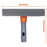 Eazer 8'' Rotating 2-in-1 Window Squeegee Head Attachment - Original - EA16