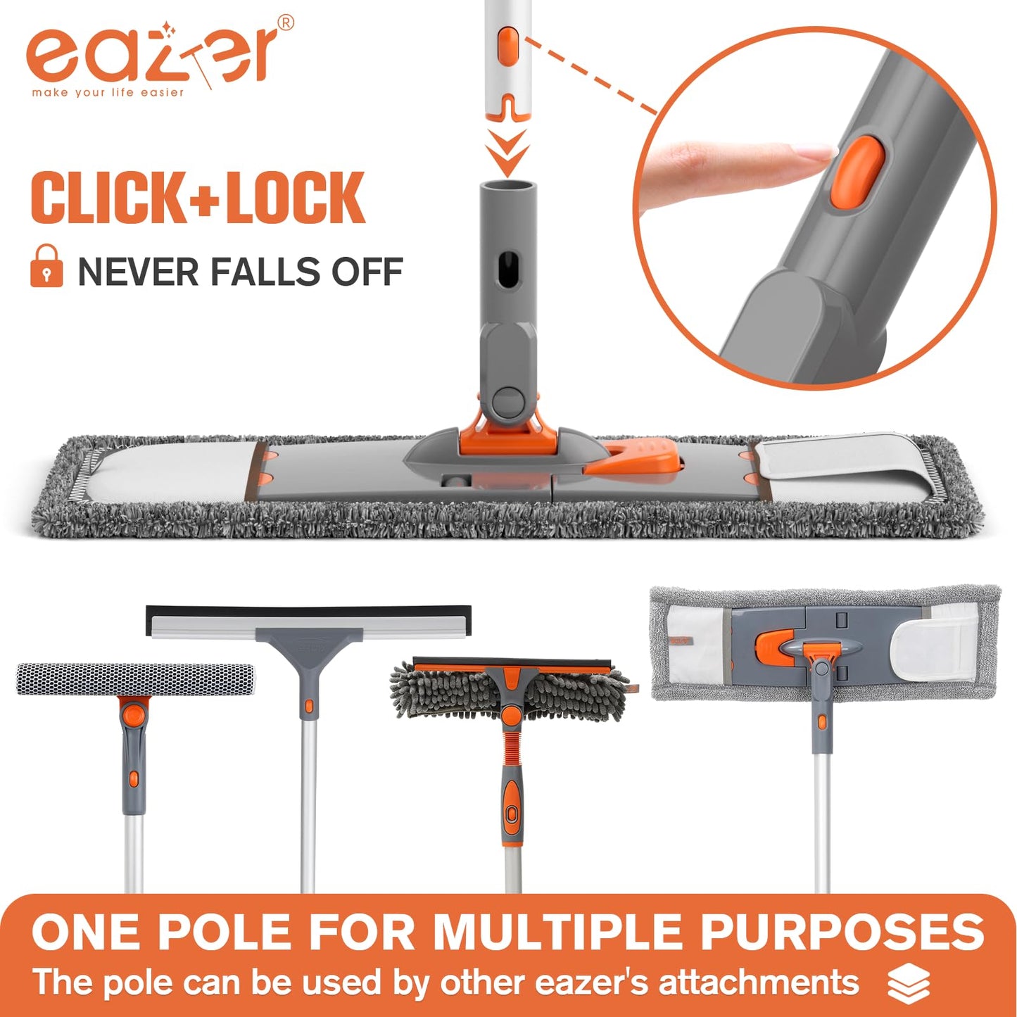 Eazer Microfiber Mop Head for EAM01 - Superior Cleaning Performance