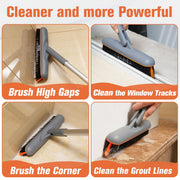 Eazer Grout Brush - Original Head for Effective 180° Rotation Tile Grout Cleaning Tool