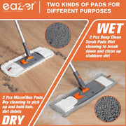 Eazer Microfiber Cleaning Cloth Set - Four-Piece for Effective Cleaning