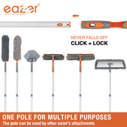 Eazer Window Squeegee and Scrubber Combo Tool Attachment Kit - Pole Not Included.